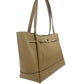 Reed Large Camel Leather Belted Tote Shoulder Bag Purse