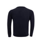 Elegant Wool Blue Sweater for Men