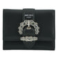 Black Leather Card Holder Wallet