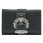 Black Leather Card Holder Wallet