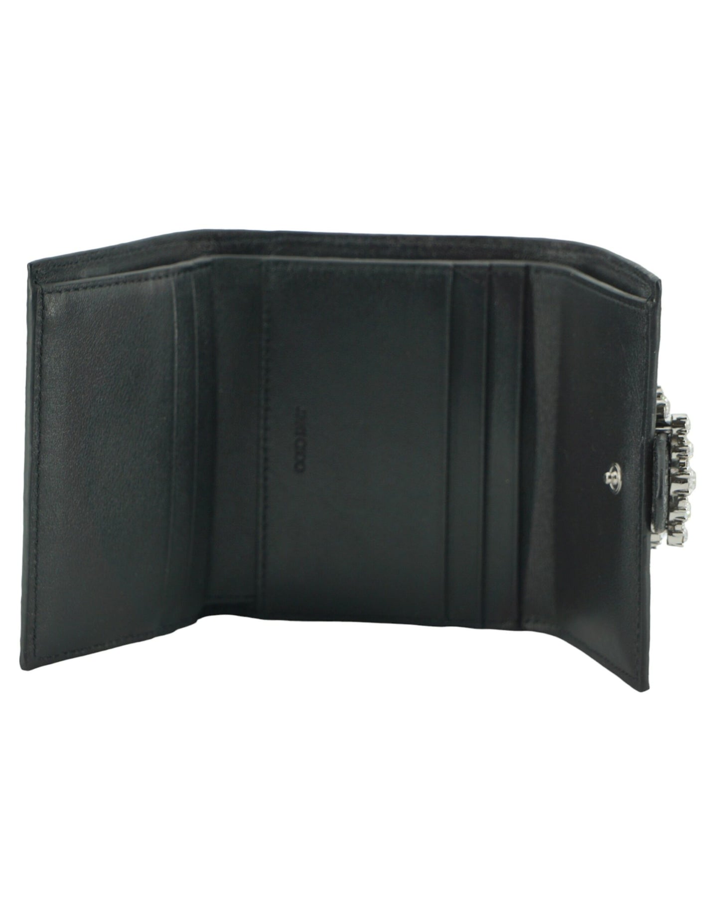Black Leather Card Holder Wallet