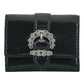 Black Leather Cheri Wallet
