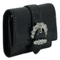 Black Leather Cheri Wallet