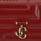 Dark Red Leather Shoulder Bag