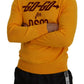 Orange Wool Long Sleeves Men Pullover Sweater