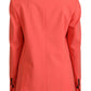 Pink Double Breasted Coat Blazer Jacket