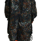 Green Hooded Goth Camouflage Print Parka Coat Jacket