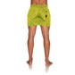Yellow Nylon Men Swim Shorts