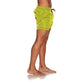 Yellow Nylon Men Swim Shorts