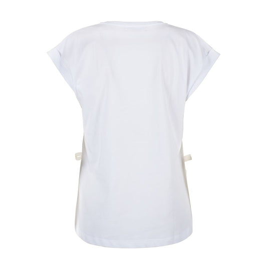White Cotton Women Top