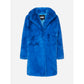 Chic Sapphire Eco-Fur Jacket – Unparalleled Warmth