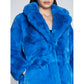 Chic Sapphire Eco-Fur Jacket – Unparalleled Warmth