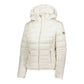 White Polyester Women Jacket