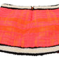 Multicolor Polyester Mid Waist A-line Mini Skirt