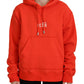 Red Mini Icon Cotton Hoodie Sweatshirt Sweater