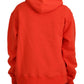Red Mini Icon Cotton Hoodie Sweatshirt Sweater