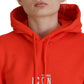 Red Mini Icon Cotton Hoodie Sweatshirt Sweater