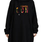 Black Mini Icon Cotton Hoodie Sweatshirt Sweater