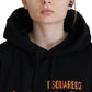 Black Mini Icon Cotton Hoodie Sweatshirt Sweater