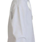 White Logo Patch Cotton Hoodie Sweatshirt Sweater