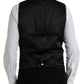Gold Floral Jacquard Waistcoat Formal Vest