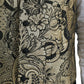 Gold Floral Jacquard Waistcoat Formal Vest