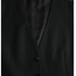 Black Wool Waistcoat Dress Formal Vest