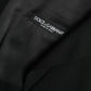 Black Wool Waistcoat Dress Formal Vest