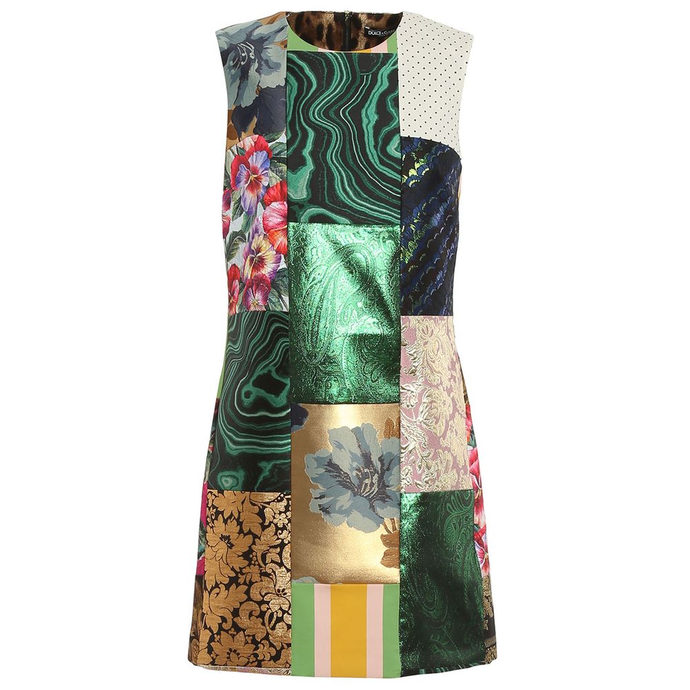 Multicolor Polyester Dress