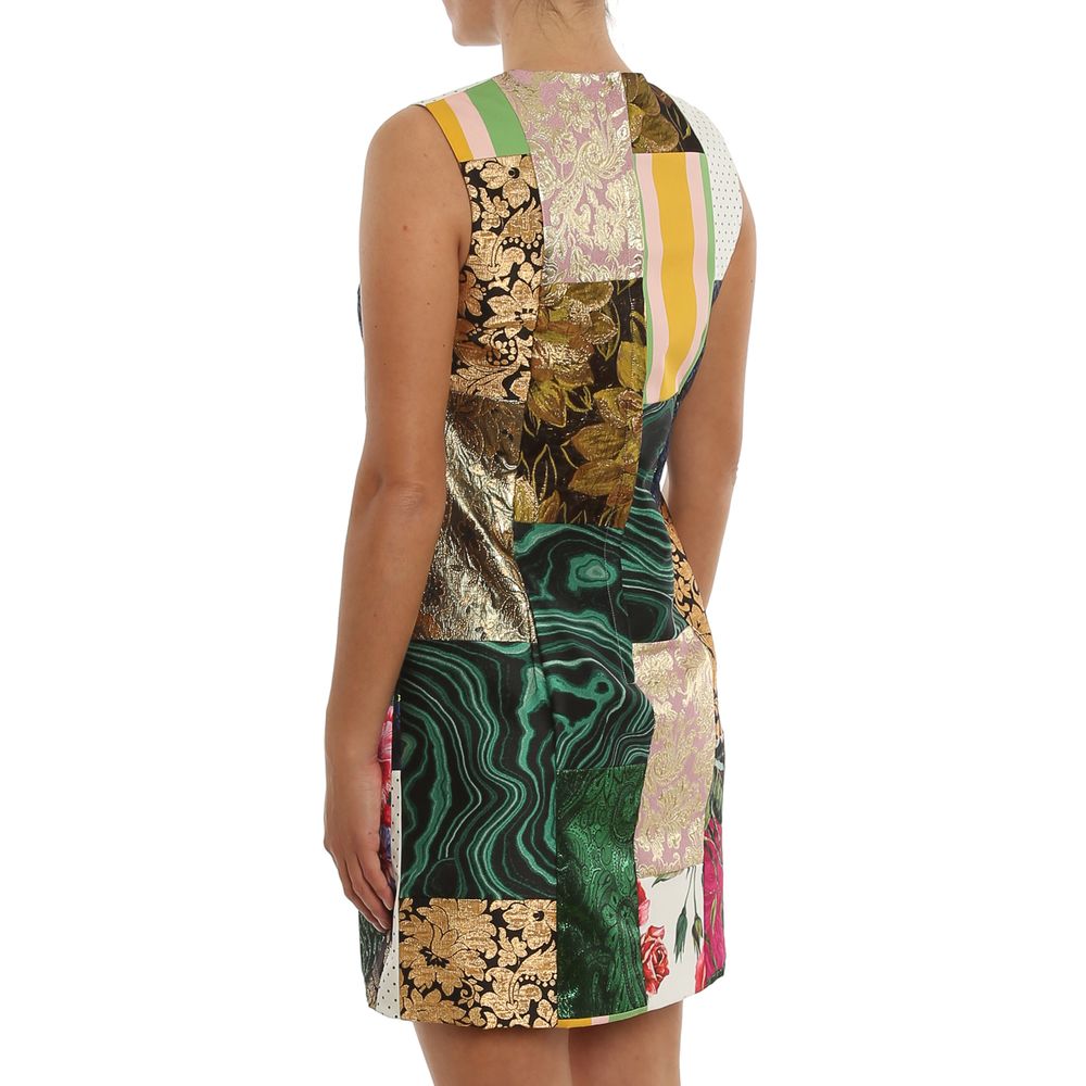 Multicolor Polyester Dress