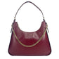 Wilma Large Dark Cherry Chain Shoulder Bag