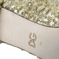 Gold Sequined Short Boots Stretch Shoes