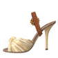 Multicolor Crystal Slides Heels Sandals Shoes
