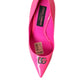 Neon Pink Leather Logo Pumps Heels Shoes