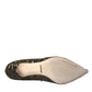 Gold Sequin Crystals Bellucci Heels Pumps Shoes