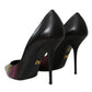 Multicolor Exotic Leather Heels Pumps Shoes