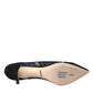 Black Taormina Lace Mary Janes Pumps Shoes