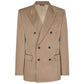 Beige Cotton Blazer