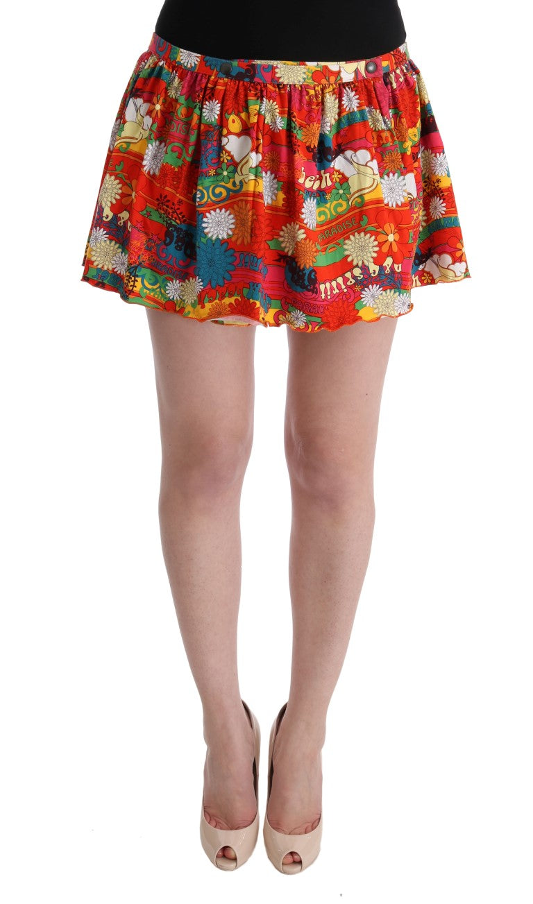 Chic Multicolor Beachwear Skirt