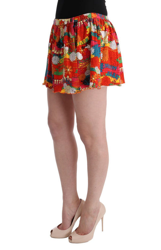 Chic Multicolor Beachwear Skirt