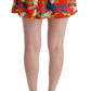 Chic Multicolor Beachwear Skirt