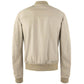 Beige Leather Di Lambskin Jacket