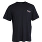 Dark Blue Cotton Logo Crew Neck Short Sleeves T-shirt