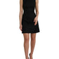 Black Sleeveless Bodycon A-line Mini Dress