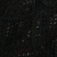 Black Sheer Long Sleeves Sheath Midi Dress
