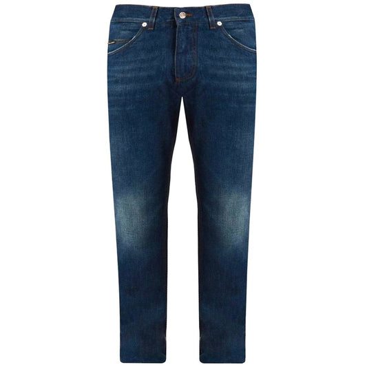 Blue Cotton Jeans & Pant