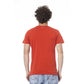 Red Cotton Men T-Shirt