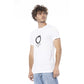 White Cotton Men T-Shirt