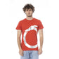 Red Cotton Men T-Shirt