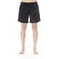Black Polyester Men Swim Trunk